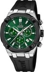 JAGUAR Chronograph Jaguar Herrenuhr Silikon schwarz Jaguar, (Chronograph), Herren