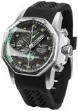 Vostok Europe Quarzuhr YM86-640A695, Herrenuhr Atomic Age Multifunktion Schwarz