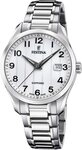 Festina Quarzuhr Festina Herrenuhr Edelstahl silber, (Analoguhr), Herren...