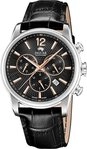 JAGUAR Chronograph Jaguar Herrenuhr Leder schwarz Jaguar, (Chronograph), Herren