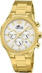 Lotus Chronograph Lotus Herrenuhr Edelstahl gold Lotus, (Chronograph), Herren