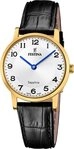 Festina Quarzuhr Festina Damenuhr Leder schwarz Festina, (Analoguhr), Damen