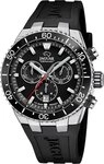 JAGUAR Chronograph Jaguar Herrenuhr Silikon schwarz Jaguar, (Chronograph), Herren