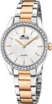 Lotus Chronograph Lotus Damenuhr Edelstahl silbergold, (Chronograph), Damen