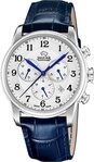 JAGUAR Chronograph Jaguar Herrenuhr Leder blau Jaguar Acamar, (Chronograph),...