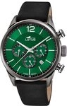 Lotus Chronograph Lotus Herrenuhr Leder schwarz Lotus, (Chronograph), Herren