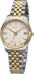 Regent Quarzuhr BA-876 - 3314.41.91, Armbanduhr, Damenuhr, Edelstahlarmband, 10...