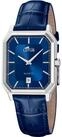 Lotus Quarzuhr Square Series 19080_2, Armbanduhr, Herrenuhr, Lederarmband, analog,