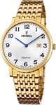 Festina Quarzuhr Festina Herrenuhr Edelstahl gold Festina, (Analoguhr), Herren