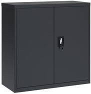 vidaXL Aktenschrank B&uuml;roschrank Anthrazit 90x40x90 cm Stahl
