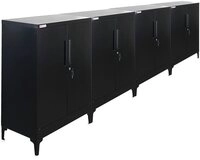 PROREGAL&reg; Mehrzweckschrank MegaDeal 4x Metallschrank ELEPHANT 103x80x40cm 2...
