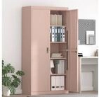 vidaXL Mehrzweckschrank Aufbewahrungsschrank mit Speicher 2 pcs Rosa 90 x 40 x...