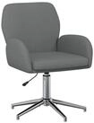 vidaXL B&uuml;rostuhl Drehstuhl 54 x 58 x 90 cm Dunkelgrau Stoff (1 St)