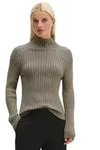 Marc O'Polo Stehkragenpullover aus Heavy Weight Cotton braun XXS (32)