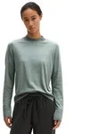 Marc O'Polo Langarmshirt aus TENCEL&trade; Lyocell-Baumwolle-Mix grau XS (34)