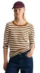 Marc O'Polo DENIM Langarmshirt aus Heavy Slub Jersey braun XXS (32)