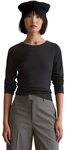 Marc O'Polo DENIM Langarmshirt aus softem Ripp-Jersey