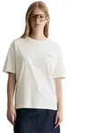 Marc O'Polo DENIM T-Shirt Logo-T-Shirt relaxed aus Organic Cotton wei&szlig; S (36)