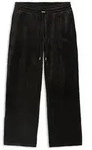 PUMA Sporthose Essentials Elevated Velour Hose mit geradem Bein Damen schwarz S