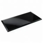 relaxdays Tischplatte Glasplatte 6mm ESG (1 St), 120 x 65 cm schwarz Rechteckig...