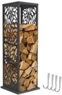 ML-DESIGN Kaminholzregal Brennholzregal Innen Au&szlig;en Holzstapelhilfe Metall...