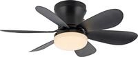 JUST LIGHT LED Deckenleuchte MINIAIR, Dimmfunktion, LED fest integriert, warmwei&szlig; -