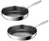 Tefal Pfannen-Set Master Mesh, Edelstahl 18/10 (Set, 2-tlg),...