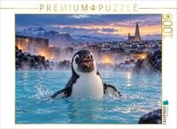 CALVENDO Puzzle CALVENDO Puzzle Ein Pinguin in Island, 1000 Teile Lege-Gr&ouml;&szlig;e...