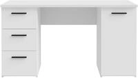 FORTE Schreibtisch Neuss, mit 3 Schubladen & 1 T&uuml;r, funktional, Breite 138 cm