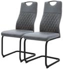 ML-DESIGN Freischwinger Esszimmerst&uuml;hle aus Kunstleder - Moderner...