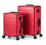 Travelhouse Kofferset 100% Aluminium OSLO - verschiedene Farben, 4 Rollen, (2...