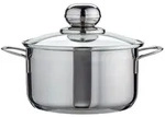 Levelone Fleischtopf Mini Kochtopf 16 cm Durchmesser, unbeschichtet, Edelstahl,...