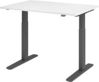 HAMMERBACHER Schreibtisch Sitz-Steh-Schreibtisch elektrisch 120x80cm...