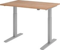 HAMMERBACHER Schreibtisch Sitz-Steh-Schreibtisch elektrisch 120x80cm...