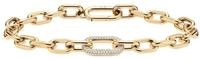 Daniel Wellington Armband Luxuri&ouml;ses Bronze-Armband mit Kristallen Crystal Link