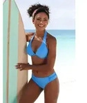 s.Oliver B&uuml;gel-Bikini-Top Oana, mit Strukturmuster blau 36