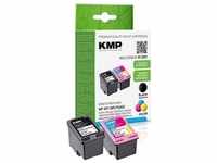 KMP 1 Tinten-Set H135V ERSETZT HP 301 - black + color Tintenpatrone bunt