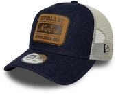 New Era Trucker Cap AFrame Trucker DENIM Brand Patch