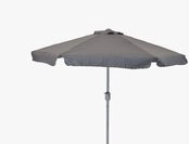 MERXX Sonnenschirm grau, LxB: 180,00x180,00 cm, abknickbar