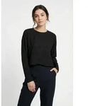 ONLY Langarmshirt ONLSMILLA LIFE L/S TOP JRS schwarz XS (34)