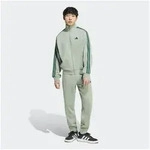 adidas Sportswear Trainingsanzug 3-STREIFEN FLEECE (2-tlg) gr&uuml;n XL (56/58)
