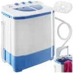 tectake W&auml;scheschleuder Mini-Waschautomat - 2 in 1 Waschen und Schleudern, 358