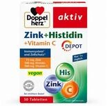 Queisser Pharma GmbH & Co. KG DOPPELHERZ Zink 15 mg+Histidin+Vit.C Depot aktiv