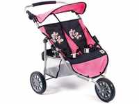 Bayer-Chic Zwillings-Buggy Jogger - Pink Checker