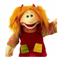 Living Puppets Handpuppe Living Puppets Handpuppe Lilabell 65 cm W626 (Packung), Sehr