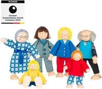 goki Biegepuppe Biegepuppen-Set (Set, 6-tlg), 3 Generationen