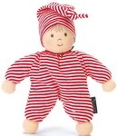 Sterntaler&reg; Babypuppe Spielpuppe Heiko gestreift rot 23cm inkl. Rassel