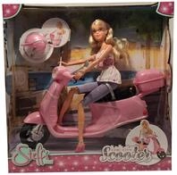 SIMBA Stehpuppe Simba Steffi Love Chic City Scooter mit Roller Helm Spielfigur...