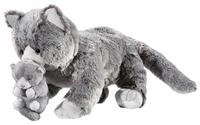 Heunec&reg; Kuscheltier Natureline Softissimo Katze mit Baby