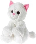 Heunec&reg; Kuscheltier Glitter Kitty Katzenbaby Wei&szlig;, 24 cm